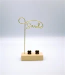 זוג עגילים דגם Van Cleef צבע שחור