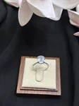 טבעת כסף לאישה דגם Luna 2